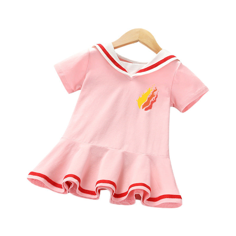 White Cozy Cub baby girl ruffle dress by eprolo, featuring layered design and soft fabric for infant wear.