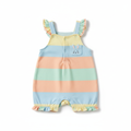 Cozy Cub Baby Romper flat lay on white background